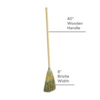 COASTWIDE 8' Standard Corn Broom Natural CW57664