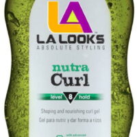 LA Looks Styling Gel, Nutra Curl Level 8, 20 Oz