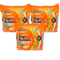 Nissin Top Ramen The Original Chicken Flavor Ramen Noodle Soup, 3 Oz (Pack of 15)