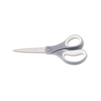 Everyday Titanium Softgrip Scissors 8" Long, 3.1" Cut Length, Gray, Straight Handle