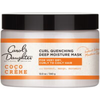 Carol's Daughter Coco Creme Velvet Cream Moisturizing Deep Conditioning Treatment Hair Mask with Coconut oil & Mango Butter, 12 oz