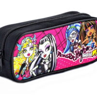 Monster High Single Zipper Black Pencil Case
