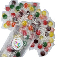 Individually Wrapped Assorted Fruit Lollipops Hard Candy, 5 Pound