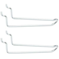 New National Hardware N180-032 Loop Pegboard Hooks 4-1/2 Inch Zinc Plated Steel 2 Pack,Each