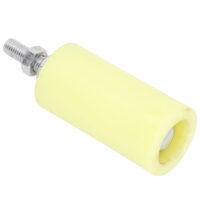 Heavy Duty Gate Guide Support Assembly, Slide Gate Guide Post Roller Hard Nylon   Without Jamming  For Rolling Door