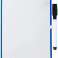 Ixir Small White Board 6.5 x8.25 Inches White Boards for Kids Dry Erase Whiteboard Mini Dry Erase Board-Blue
