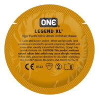 ONE Legend XL + Silver Lunamax Pocket Case, Premium Large Sized Latex Condoms-24 Count (Bulk)