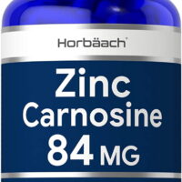 Zinc Carnosine Supplement | 84mg per Capsule | 150 Count | Non-GMO & Gluten Free | By Horbaach