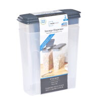 Mainstays 2 Pack Cereal Keeper 24 Cup - Gray Lid