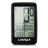 Lixada USB Rechargeable Wireless Bike Cycling Computer Bicycle Speedometer