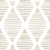 Caltero Peel and Stick Wallpaper Geometric Striped Wallpaper Fall Decor,17.32 in x 118 in,Beige