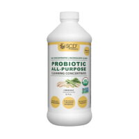USDA Certified Organic, Probiotic, All-Purpose Cleaning Concentrate, Lemongrass - 16.9 fl. oz. Ultra-Concentrated, All-Natural Cleaner for Home and Kitchen by SCD Probiotics