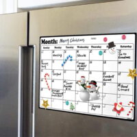 Volcanics Fridge Calendar Magnetic Dry Erase Calendar Whiteboard Calendar For Refrigerator Planners 16.8 Inches X 11.8 Inches