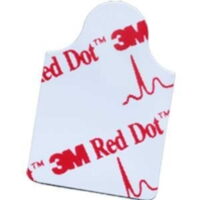 Red Dot Resting EKG Electrode: 100 Count, 1-3/4' x 7/8'