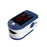 Contec CMS50DL Fingertip Pulse Oximeter, Blood Oxygen Saturation Monitor (SpO2) with Pulse Rate Measurements and Bar Graph, Digital LED Display, Blue
