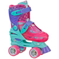 Roller Derby Pearl Adjustable Girl's Roller Skate, Sea Star, Size Small (12-2)