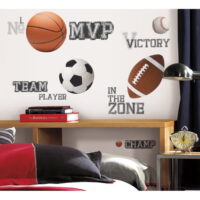 All Star Sports Saying Peel & Stick Wall Decals