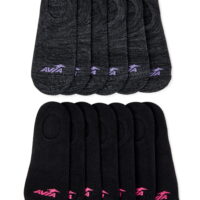 Avia Women's Performance Comfort Cuff Liner Socks, 10+3 Bonus Pack