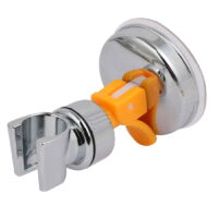 Unique BargainsABS Chrome Plated Handheld Shower Head Removable Adjustable Suction Cup Holder