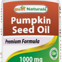 Best Naturals Pumpkin Seed Oil Softgels, 1000 Mg, 180 Ct