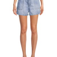 Vanilla Star Women's Juniors Utility Jean Shorts
