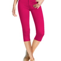 Hybrid and Company Women's Hyper Stretch Denim Capri Jeans
