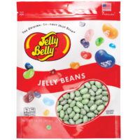 JELLY BELLY Mint Mint Chocolate Chip Jelly Beans, Genuine, Official, Fresh from the Source, 16 oz (1 lb) Resealable Bag