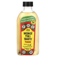 Suntan Oil SPF 6 Protection Solaire, Tiare (Gardenia), 4 fl oz (120 ml), Monoi Tiare Tahiti