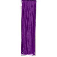 Creativity Street Chenille Stems/Pipe Cleaners 12 Inch x 6mm 100-Piece, Purple