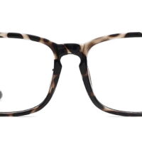 Blue Light Filter Computer Glasses for Blocking UV Blue Ray Minimize Headache [Anti Digital Eye Fatigue] Transparent Lens, Unisex - Black