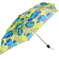 Totes Light N' Go Trekker Umbrella With Manual Open Blue/Yellow - 39'