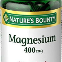 Nature's Bounty Magnesium 500 mg Supports Bone and Muscle Health 75 Softgels