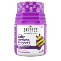 Zarbee's Kids Daily Immune Support* Gummies with Real Elderberry, Vitamins A, C, D, E, & Zinc, 42ct