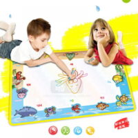 Magic Water Doodle Drawing Mat, Kids Painting Writing Doodle Board Toy,Water Drawing Mat, No Mess Educational Toys Gift for Girls Toddlers Age 4-9 Year-Old