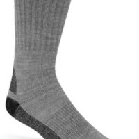 Wigwam Mills S1350-072-MD Work Socks, Gray, Men's Medium, 2-Pk