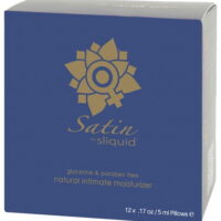 Sliquid Satin Lube Cubes .17oz Pillow 12 Count
