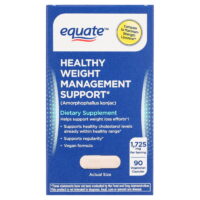 Equate Healthy Weight Management Support Dietary Supplement, 90 Vegetarian Capsules