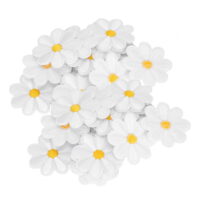 LYUMO Iron Patches,Embroidered Motif Applique,40Pcs Embroidery Cloth Stickers Daisy Pattern Iron Patches DIY Backpack Clothing Accessories