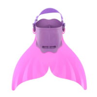 Diving Monofin Flippers, Children Swimming Fins Soft  Safe Quick Release With TPR Pocket For Practice For Training For Kids