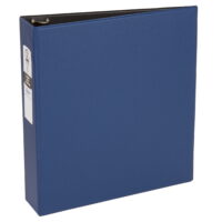Avery Economy 3 Ring Binder, 2' Round Rings, 1 Blue Binder (03500)