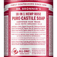Dr. Bronner's Pure-Castile Liquid Soap – Rose – 32 oz