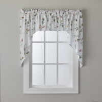 SKL Home Botanical Rod Pocket Light Filtering Valances, 58' x 13'