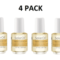 [4 PACK] CND SOLAR OIL Nail & Cuticle Conditional 0.125 oz MINI * BEAUTY TALK LA *