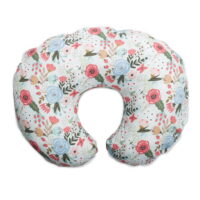 Boppy Nursing Pillow Cover Premium | Mint Floral | Soft, Quick-Dry Microfiber Fabric| Fits Boppy Bare Naked, Original and Luxe Breastfeeding Pillow | Awake Time Only| Pillow Cover Only