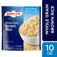 Birds Eye Steamfresh Whole Grain Brown Rice, Frozen Rice, 10 Oz
