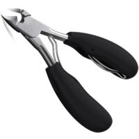 Toenail Clipper Pedicure Tool - Professional Podiatrist Toe Nail Cutter for Thick & Ingrown Nails, Sharp Curved Blade for Men, Women & Seniors