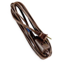 Master Electrician 09403ME 12 ft. Brown Polarized Cube Tap Extension Cord