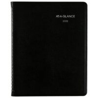 AT-A-GLANCE DayMinder Executive 2023 Weekly Monthly Planner with Notes, Black, Medium, 7' x 8 3/4'