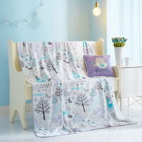 Woodlands Plush Pillow & Throw Combo for Kids by Your Zone