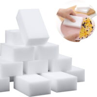 100 Pack Magic Sponge Eraser Extra Thick Large and Long Lasting Melamine Cleaning Sponges in Bulk - Multi Surface Power Scrubber Foam Cleaning Pads - Bathtub, Floor, Baseboard, Bathroom, Wall Cleaner